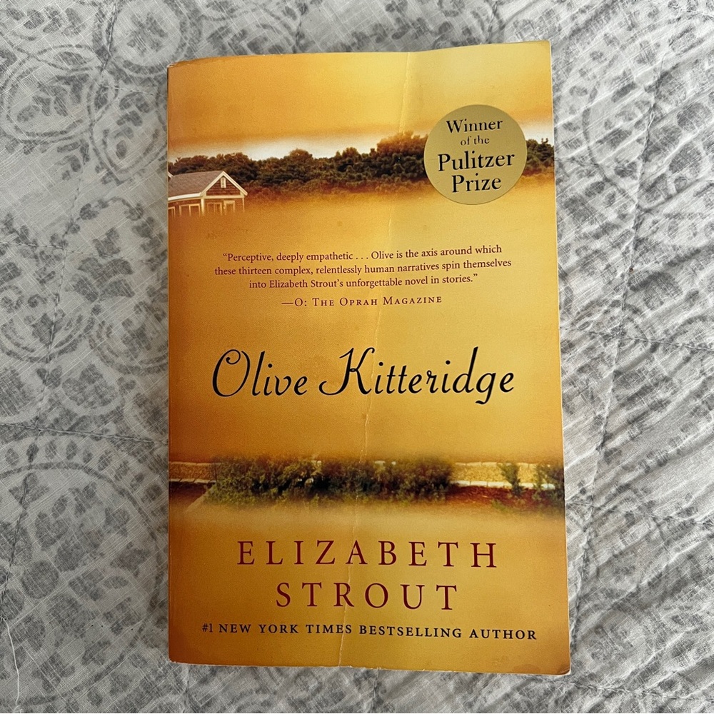 Paperback Fiction Book, Olive Kitteridge by Elizabeth Strout, Good Condition